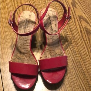 Very cute cork spring wedges.  Worn twice